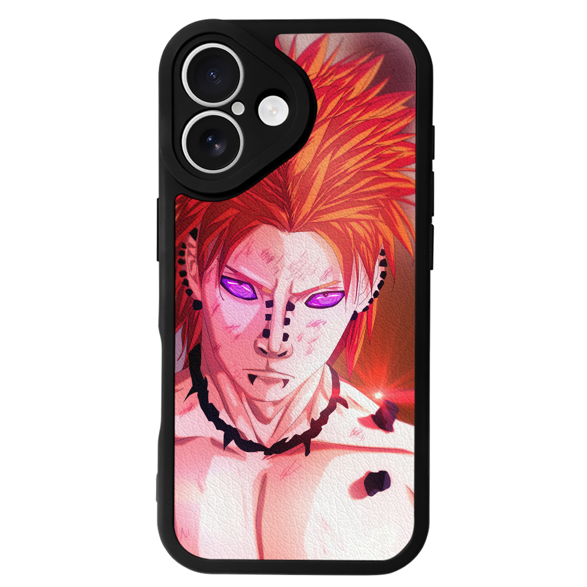 （画像用） NARUTO -ナルト- NARUTO -ナルト- 疾風伝 【iPhone 16シリーズ対応】シリコンスマホケース（レザー調） 材質：シリコン